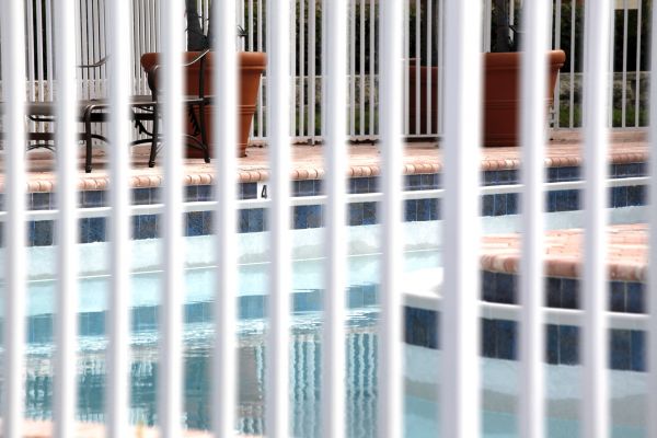 Vinyl Pool Fence Construction