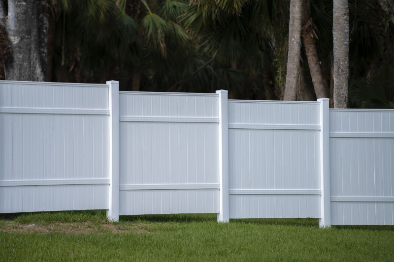 Finished Vinyl Fence