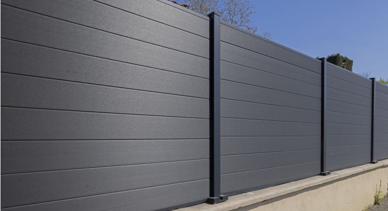Solid Panel Fence Installation